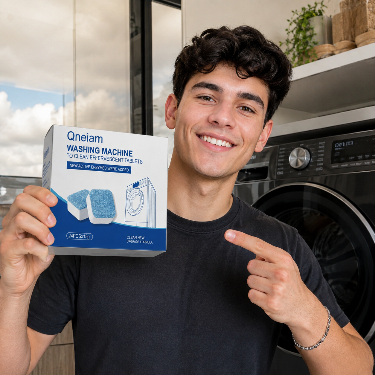 FreshClean™ – Kit de 12 Pastillas para Limpieza de Lavadora