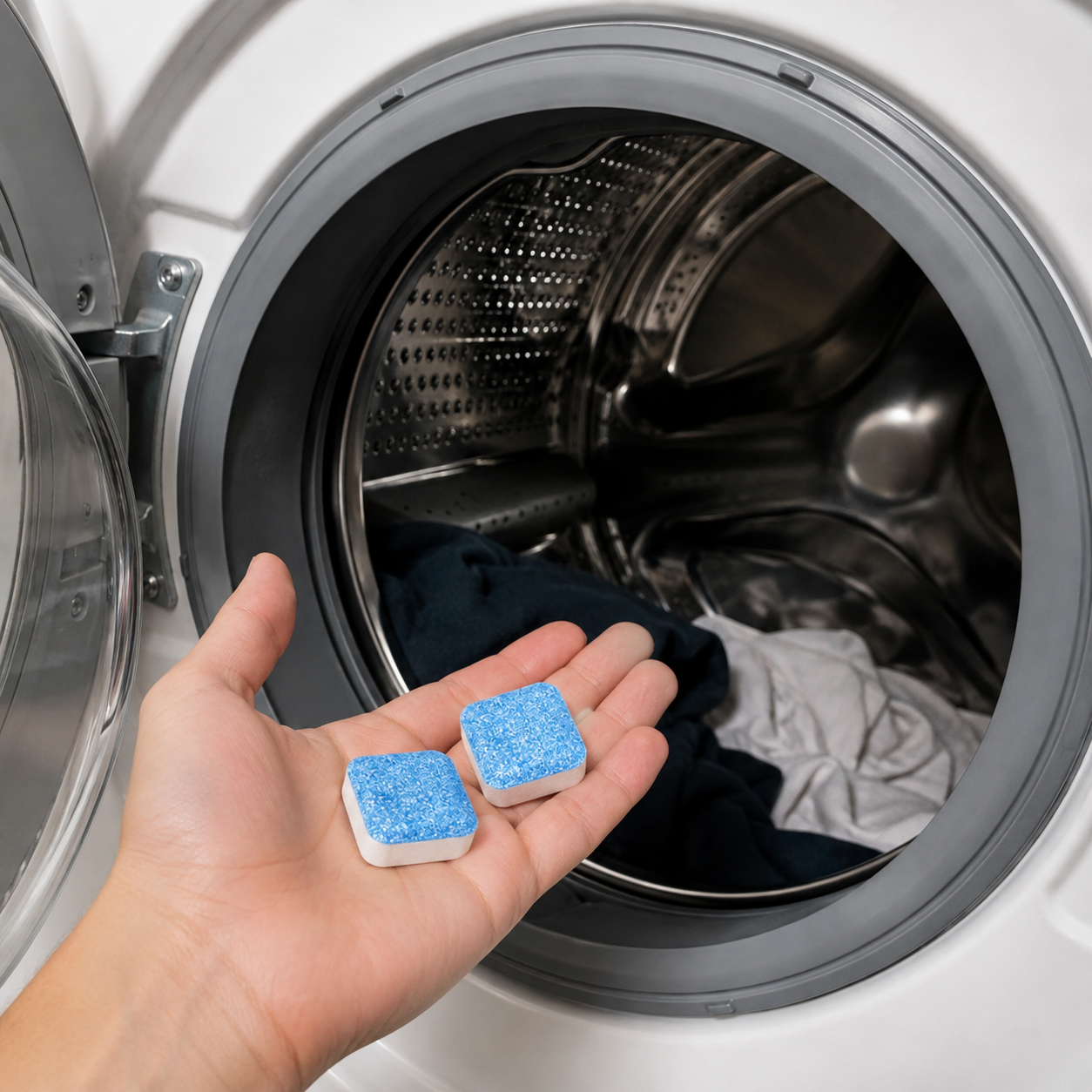 FreshClean™ – Kit de 12 Pastillas para Limpieza de Lavadora
