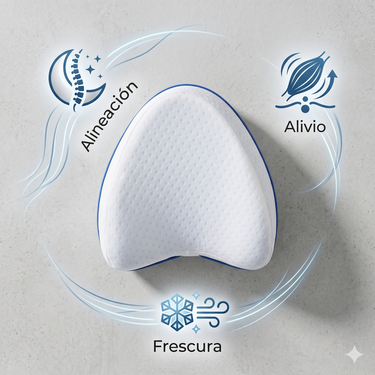 Almohada Ortopedico Cojin Dolor: Alineación perfecta para un descanso sin dolor