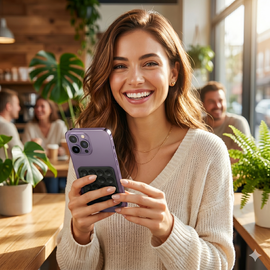 Soporte De Chupones Para Celular: Fija tu teléfono en cualquier superficie